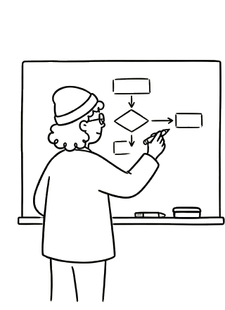 whiteboard illustration